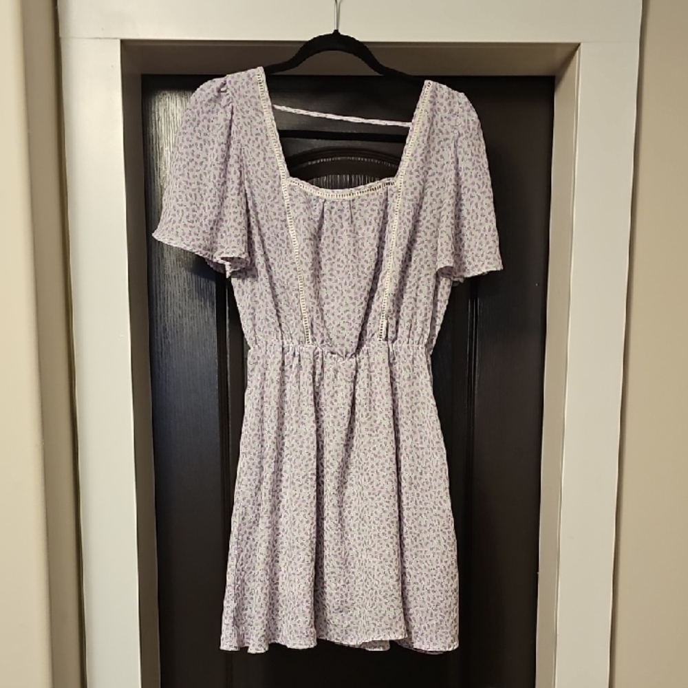SIENNA SKY  Lilac Mini Dress